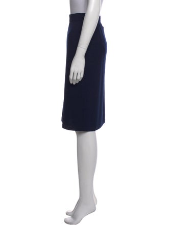 St. John Collection Wool Knee-Length Skirt