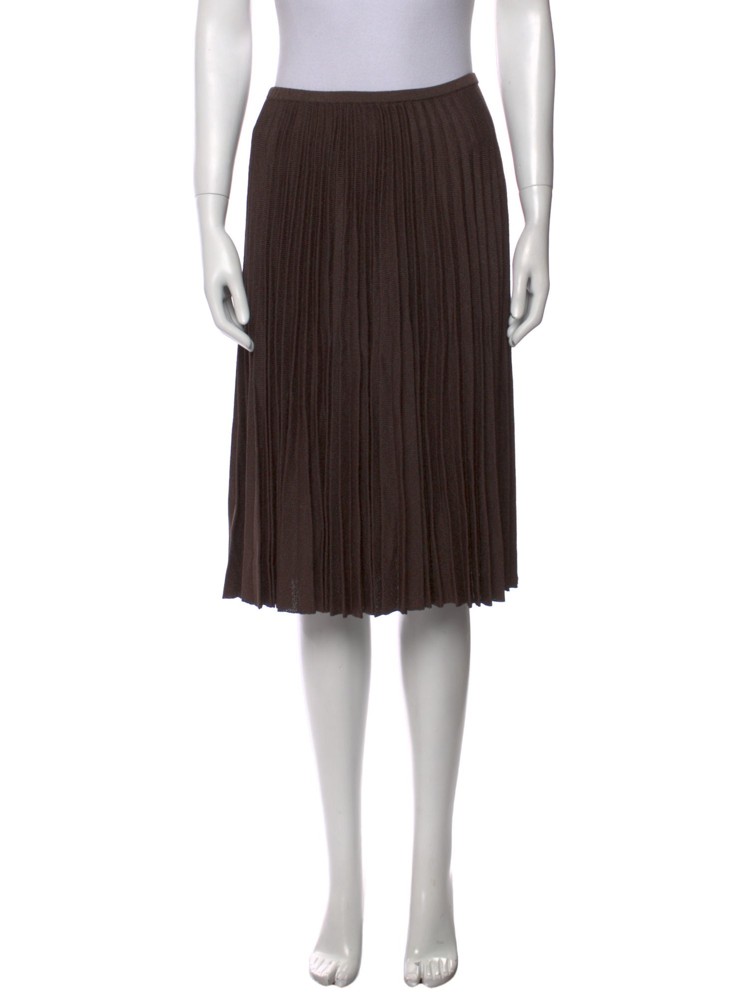 St. John Collection Wool Knee-Length Skirt