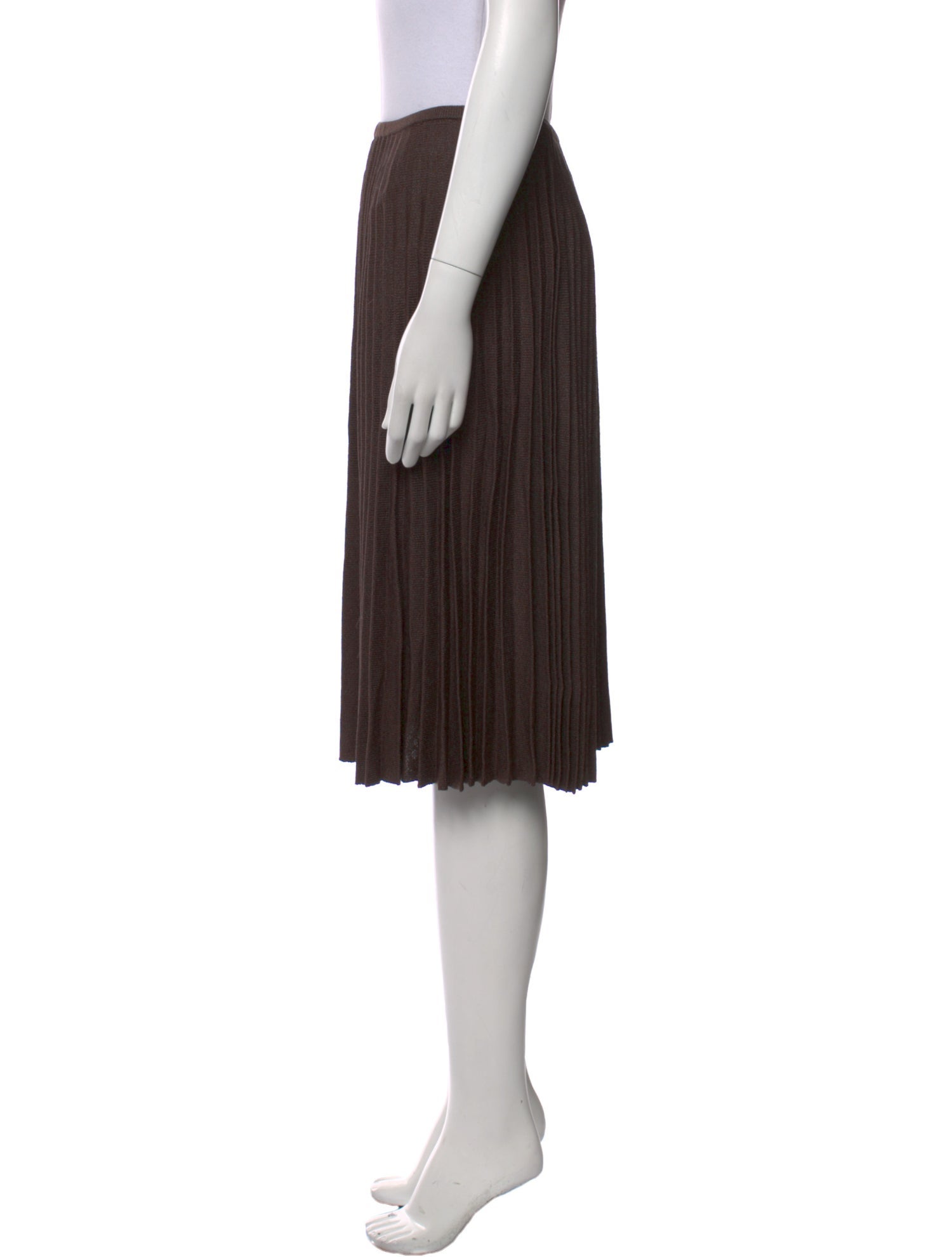 St. John Collection Wool Knee-Length Skirt