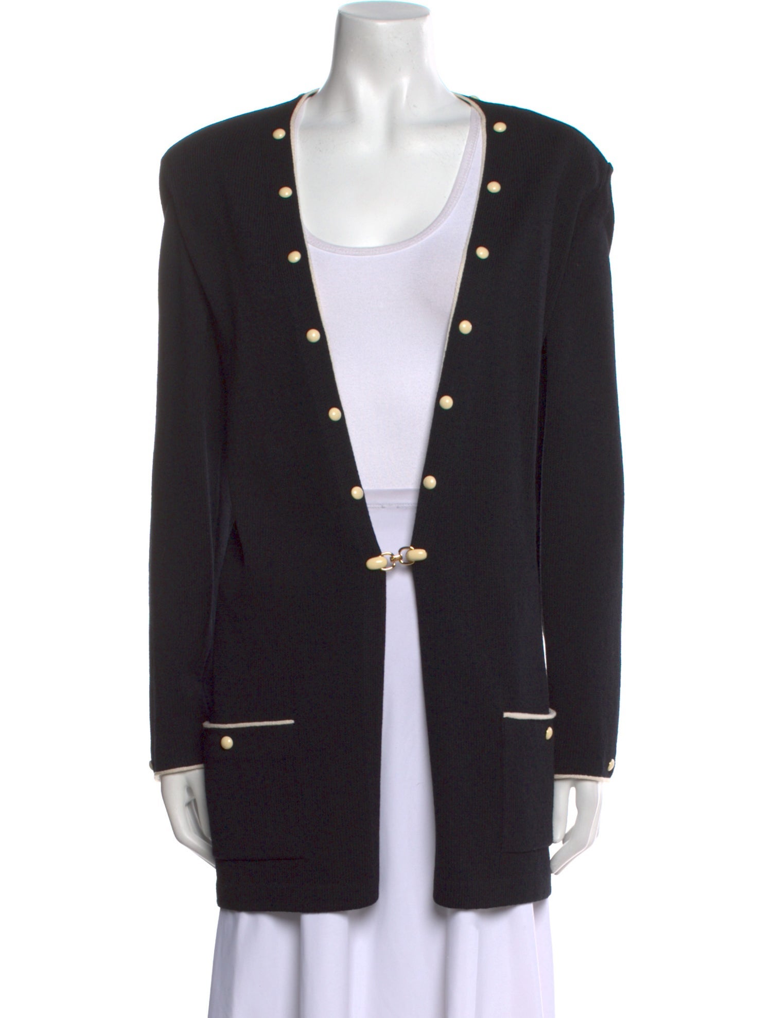 St. John Collection Open Front Sweater