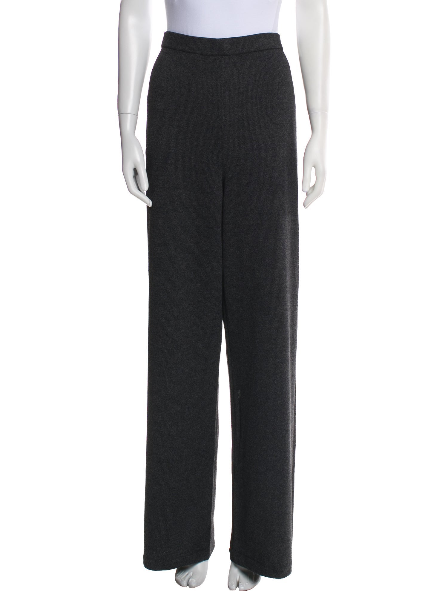 St. John Collection Wool Wide Leg Pants
