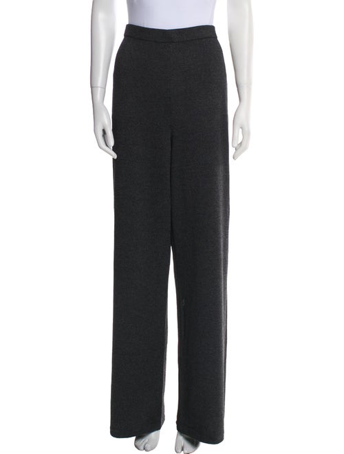 St. John Collection Wool Wide Leg Pants