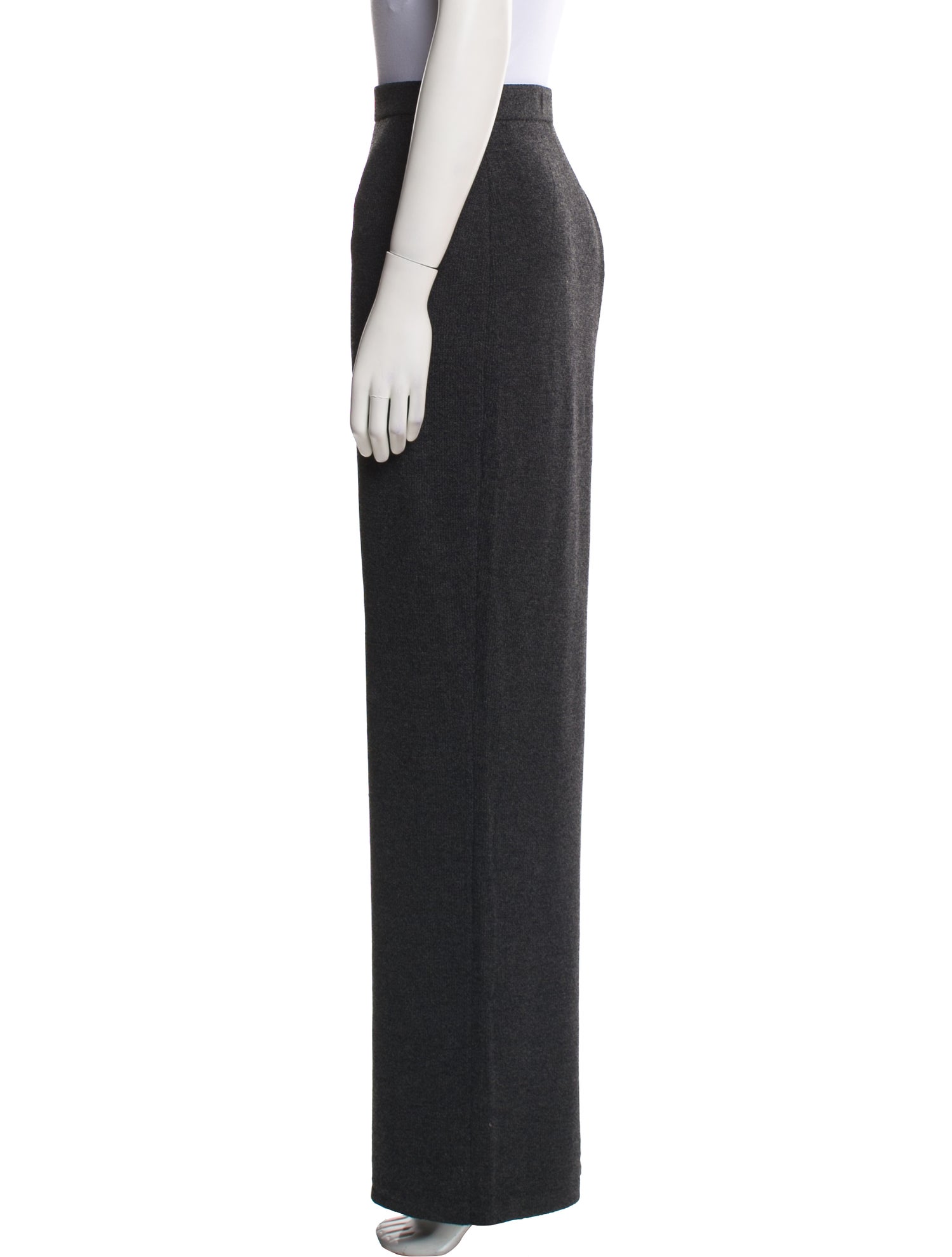 St. John Collection Wool Wide Leg Pants
