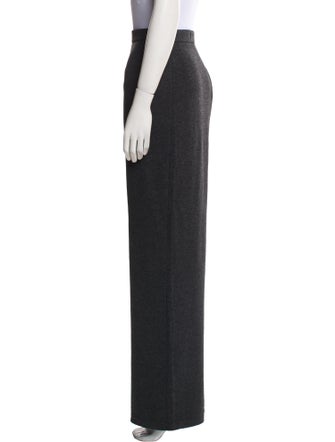 St. John Collection Wool Wide Leg Pants