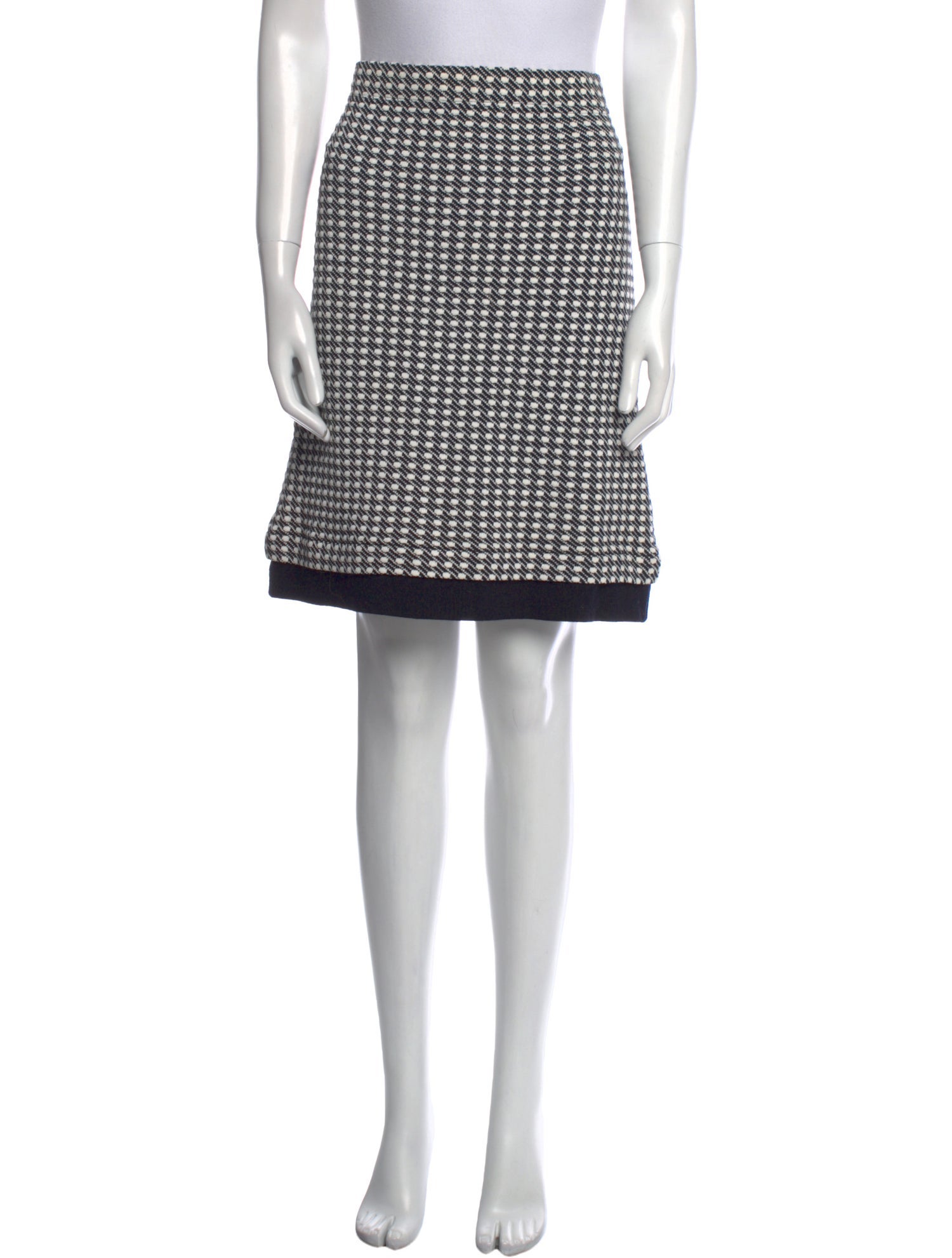 St. John Collection Printed Knee-Length Skirt