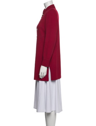 St. John Collection By Maria Gray Wool Peacoat