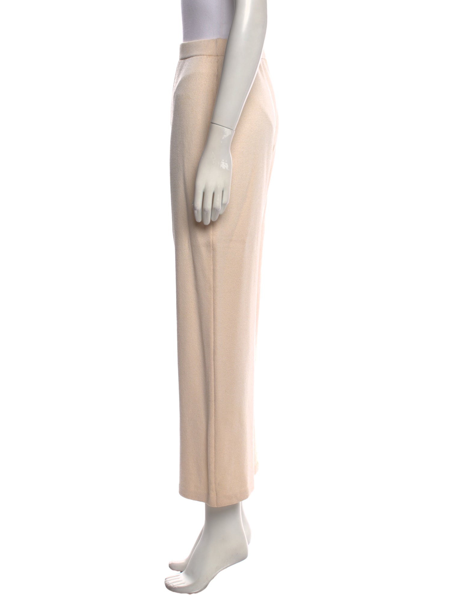 St. John Collection Wool Wide Leg Pants