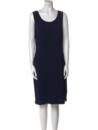 St. John Collection Wool Knee-Length Dress