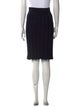 St. John Collection Wool Knee-Length Skirt
