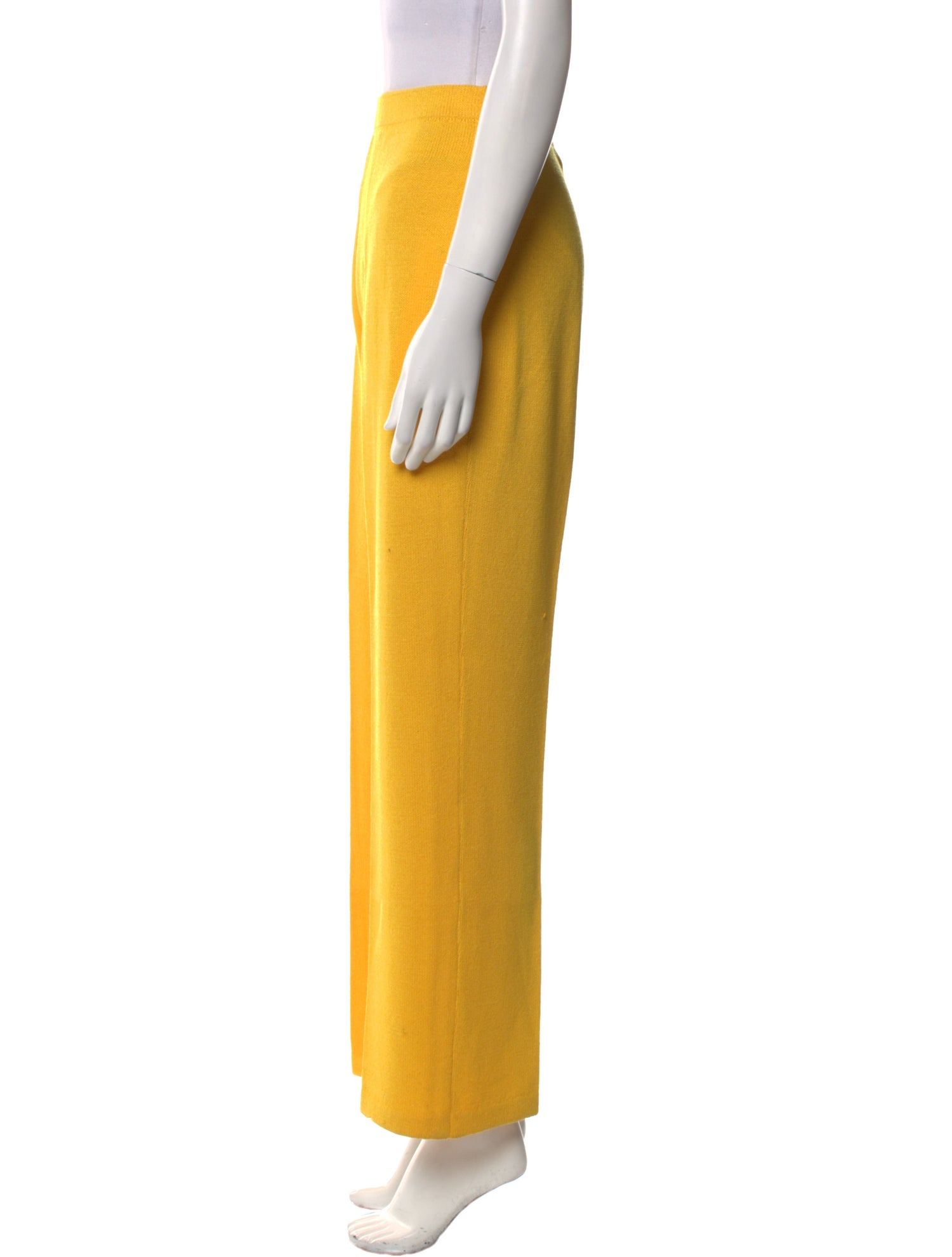 St. John Collection Wool Wide Leg Pants