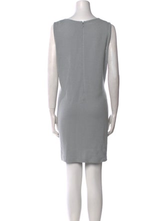 St. John Collection Bateau Neckline Mini Dress