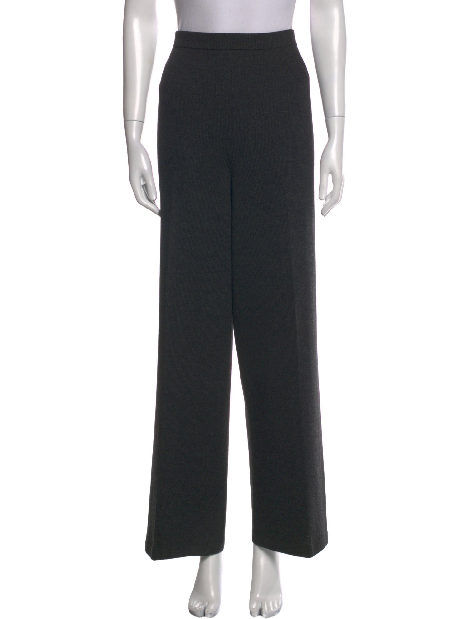 St. John Collection Wool Wide Leg Pants
