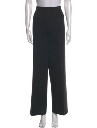 St. John Collection Wool Wide Leg Pants