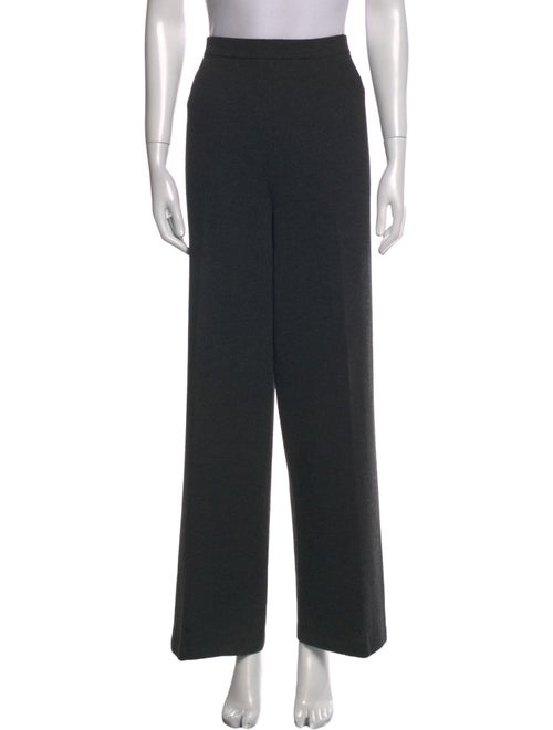 St. John Collection Wool Wide Leg Pants