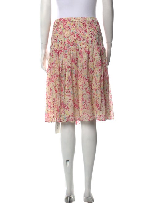 St. John Collection Silk Knee-Length Skirt