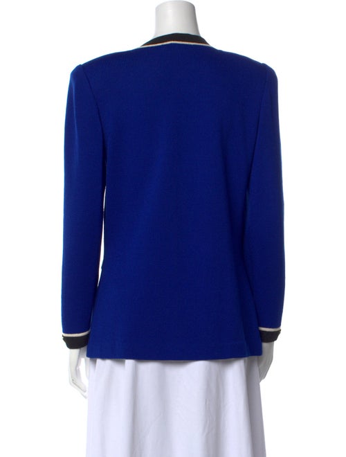 St. John Collection Striped Scoop Neck Sweater