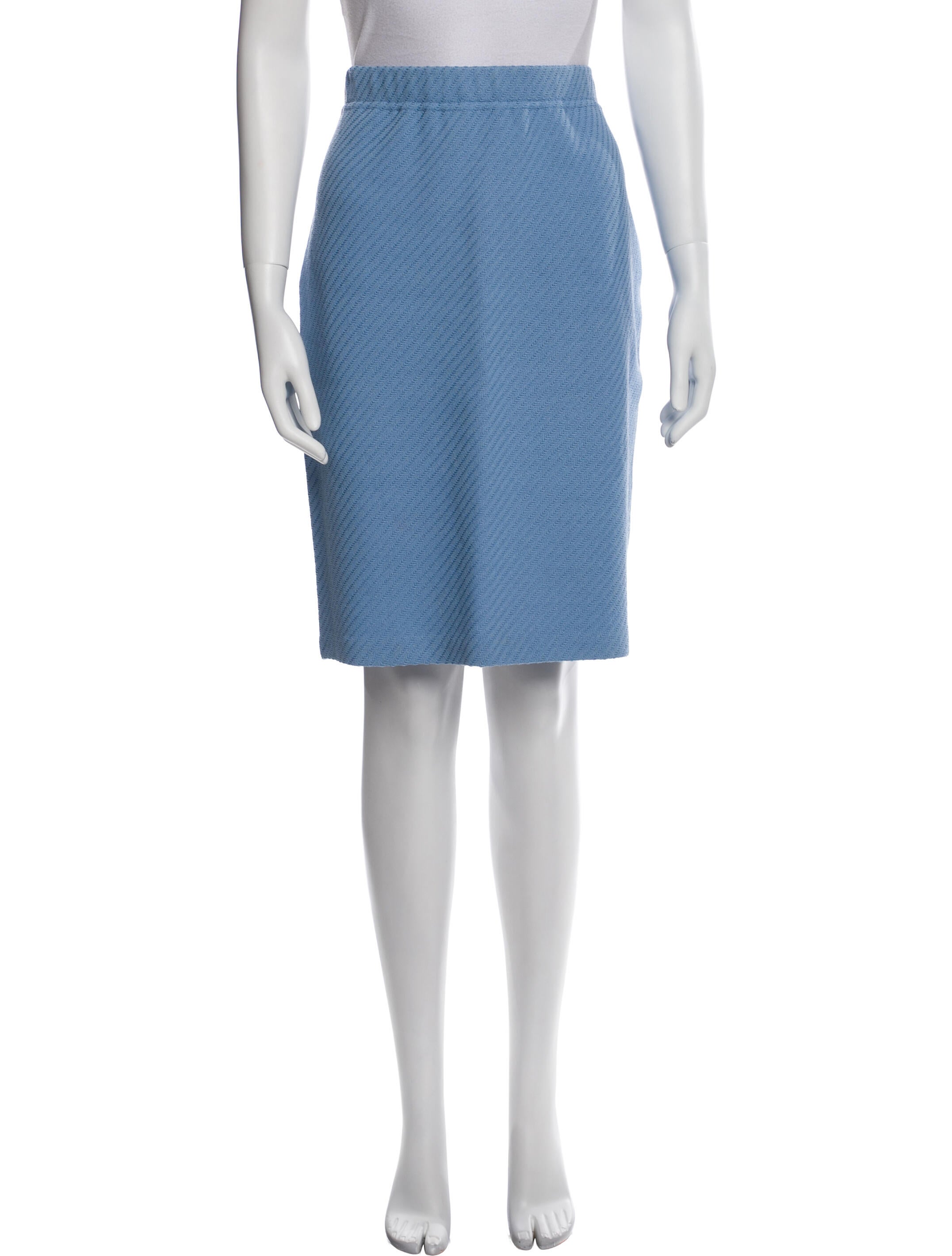 St. John Collection Wool Knee-Length Skirt