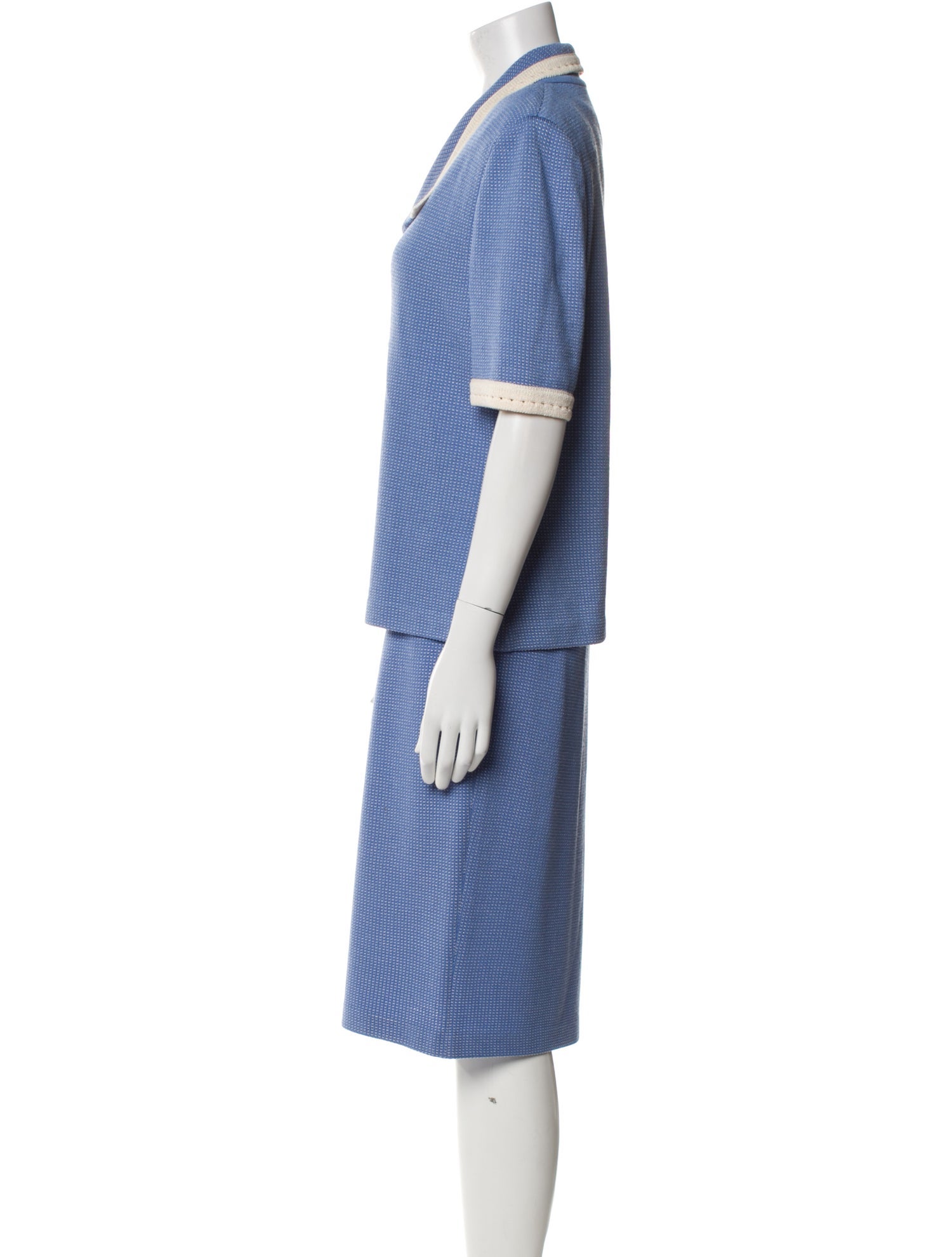 St. John Collection Wool Skirt Suit