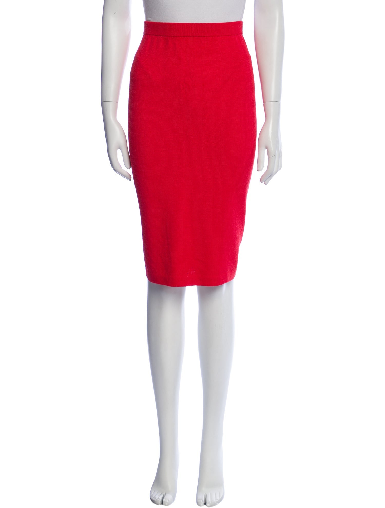 St. John Collection Wool Knee-Length Skirt