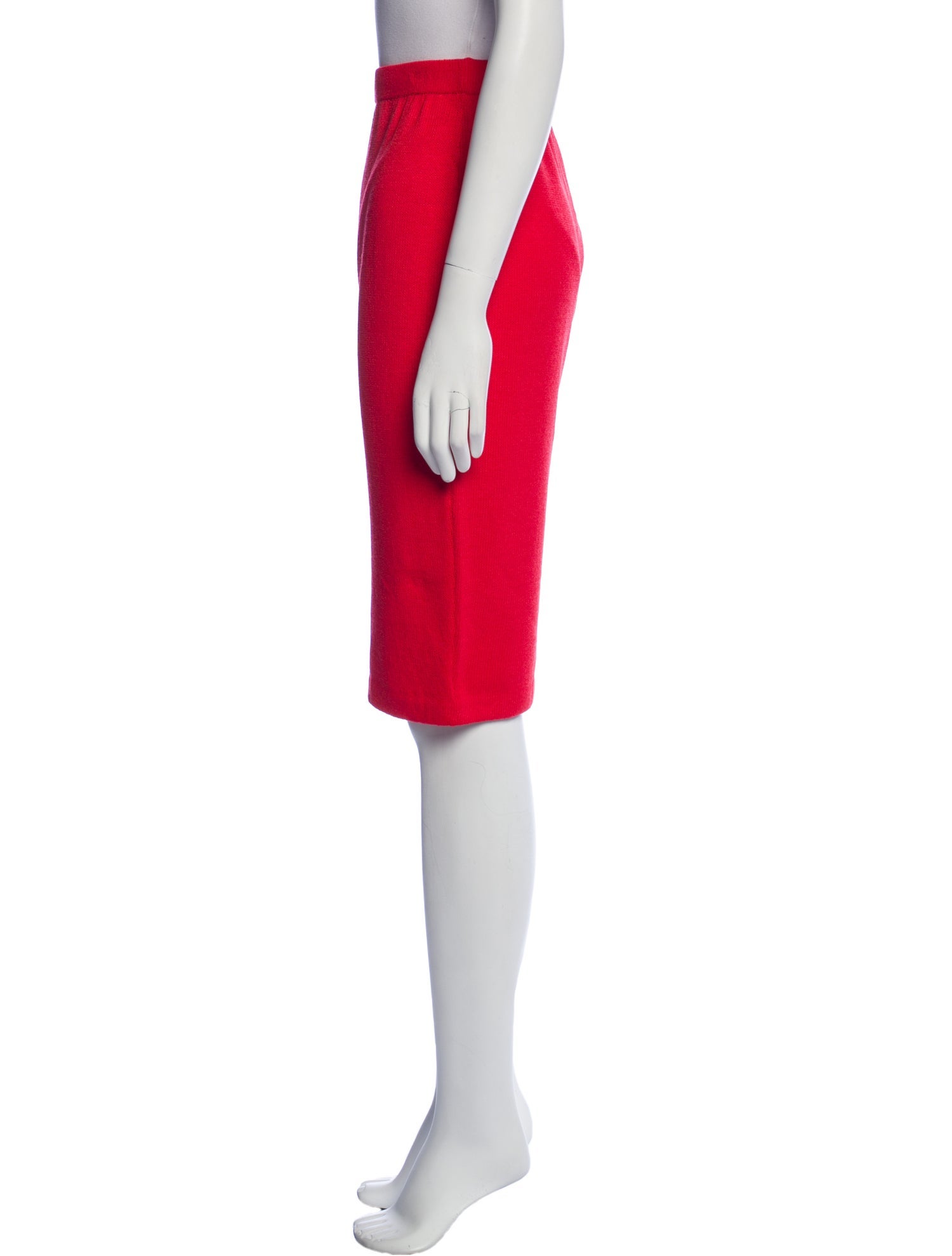 St. John Collection Wool Knee-Length Skirt