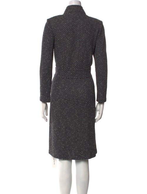 St. John Collection Wool Tweed Pattern Coat