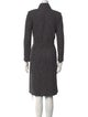 St. John Collection Wool Tweed Pattern Coat