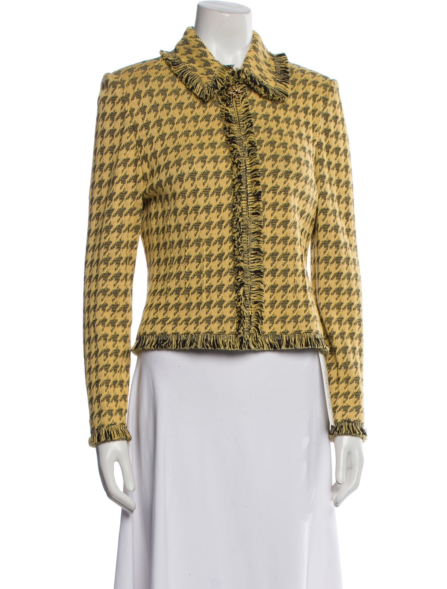 St. John Collection Tweed Pattern Evening Jacket