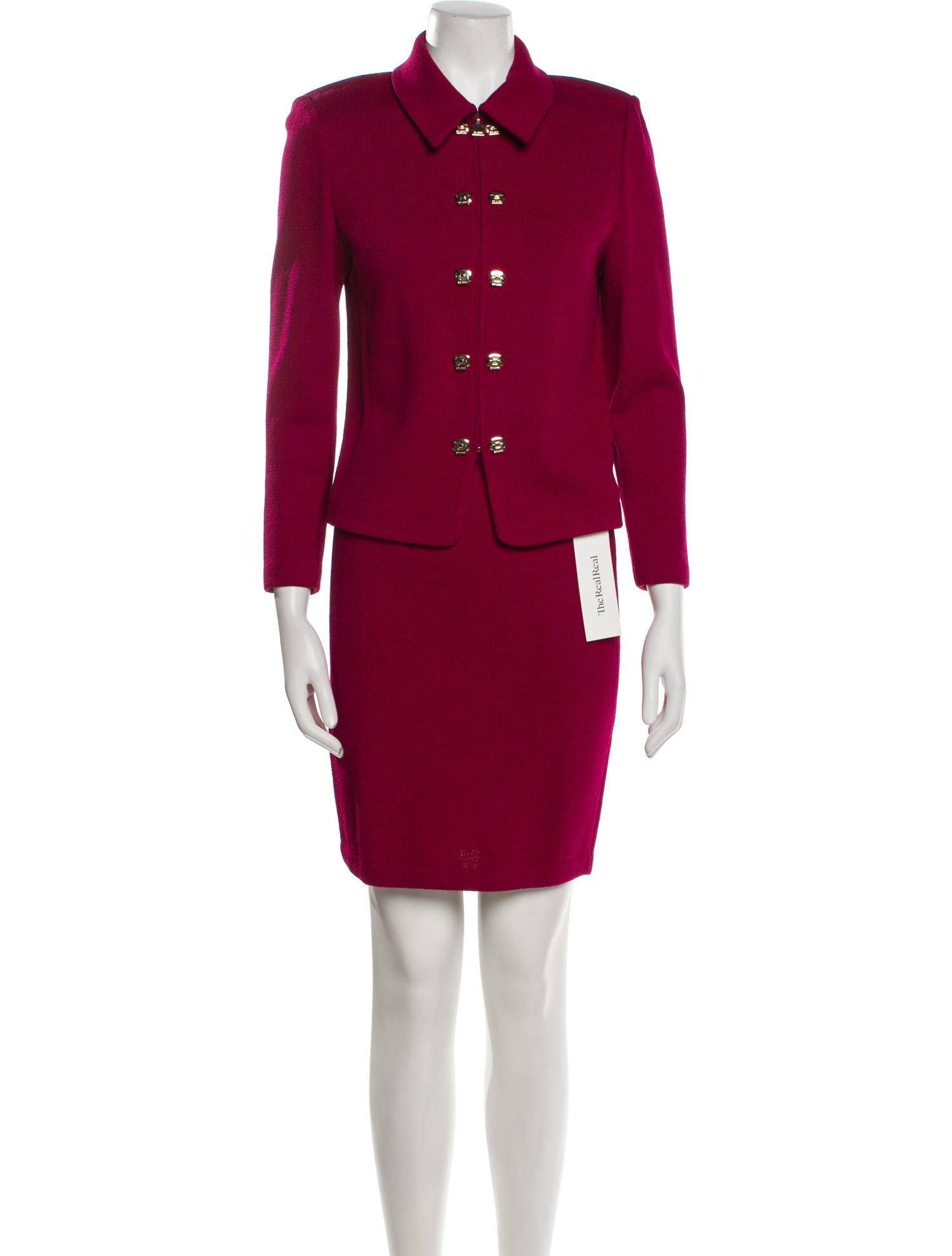 St. John Collection Printed Skirt Set