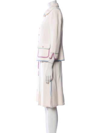 St. John Collection Beaded Accents Skirt Set