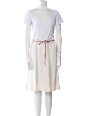 St. John Collection Beaded Accents Skirt Set