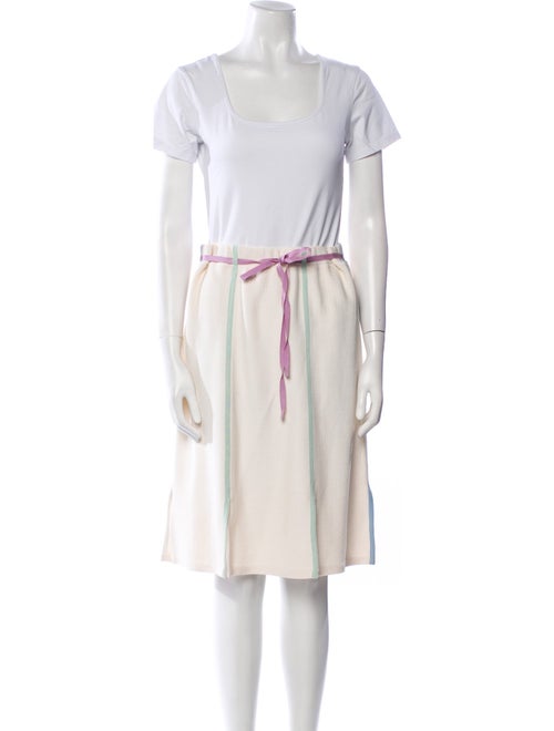 St. John Collection Beaded Accents Skirt Set