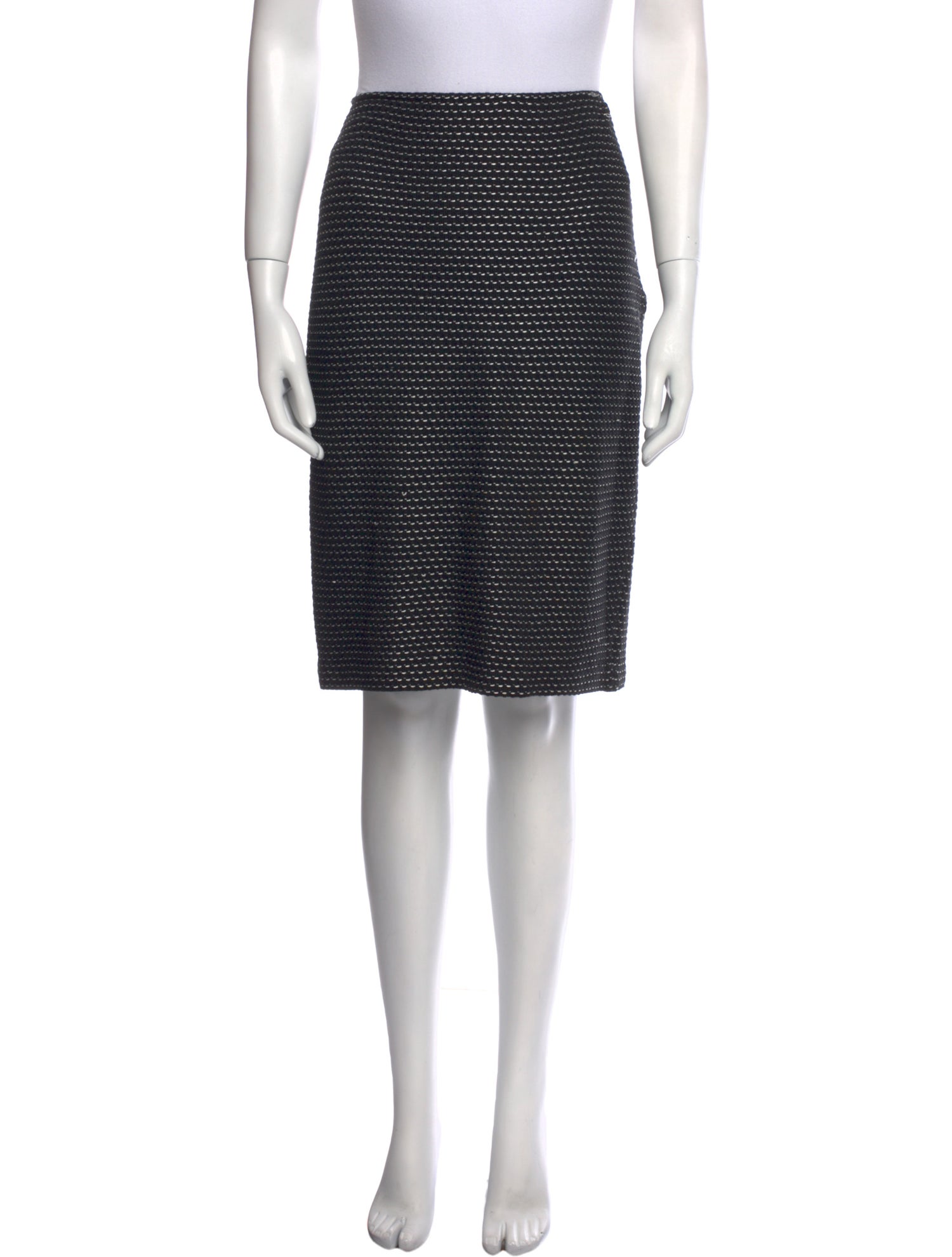 St. John Collection Printed Knee-Length Skirt