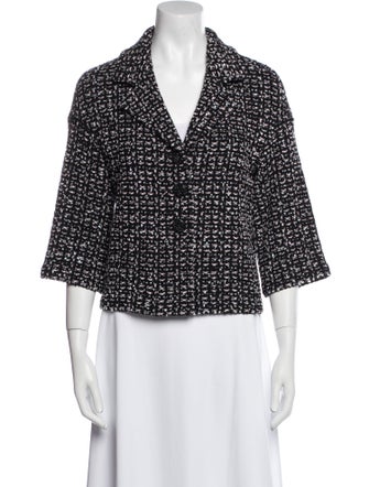 St. John Collection Wool Printed Jacket