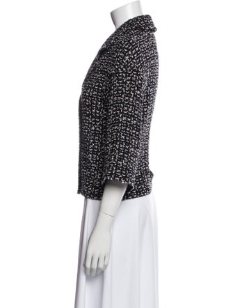 St. John Collection Wool Printed Jacket