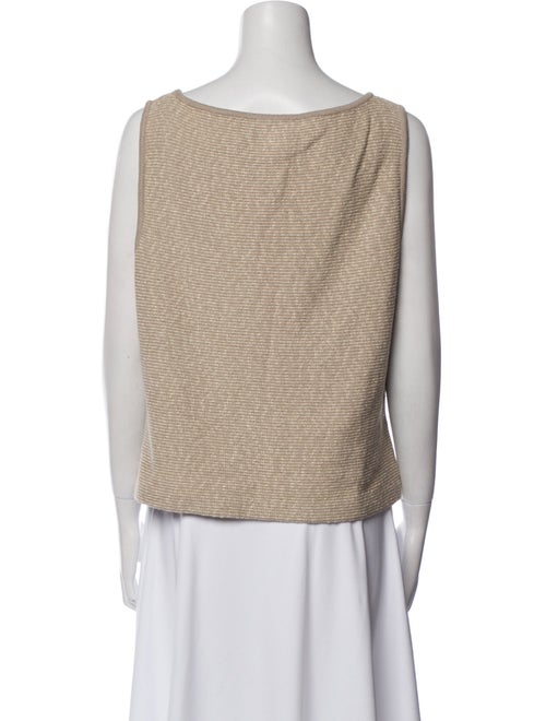 St. John Collection Wool Square Neckline Top