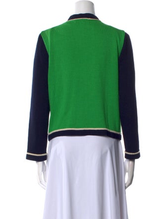 St. John Collection Striped Crew Neck Sweater