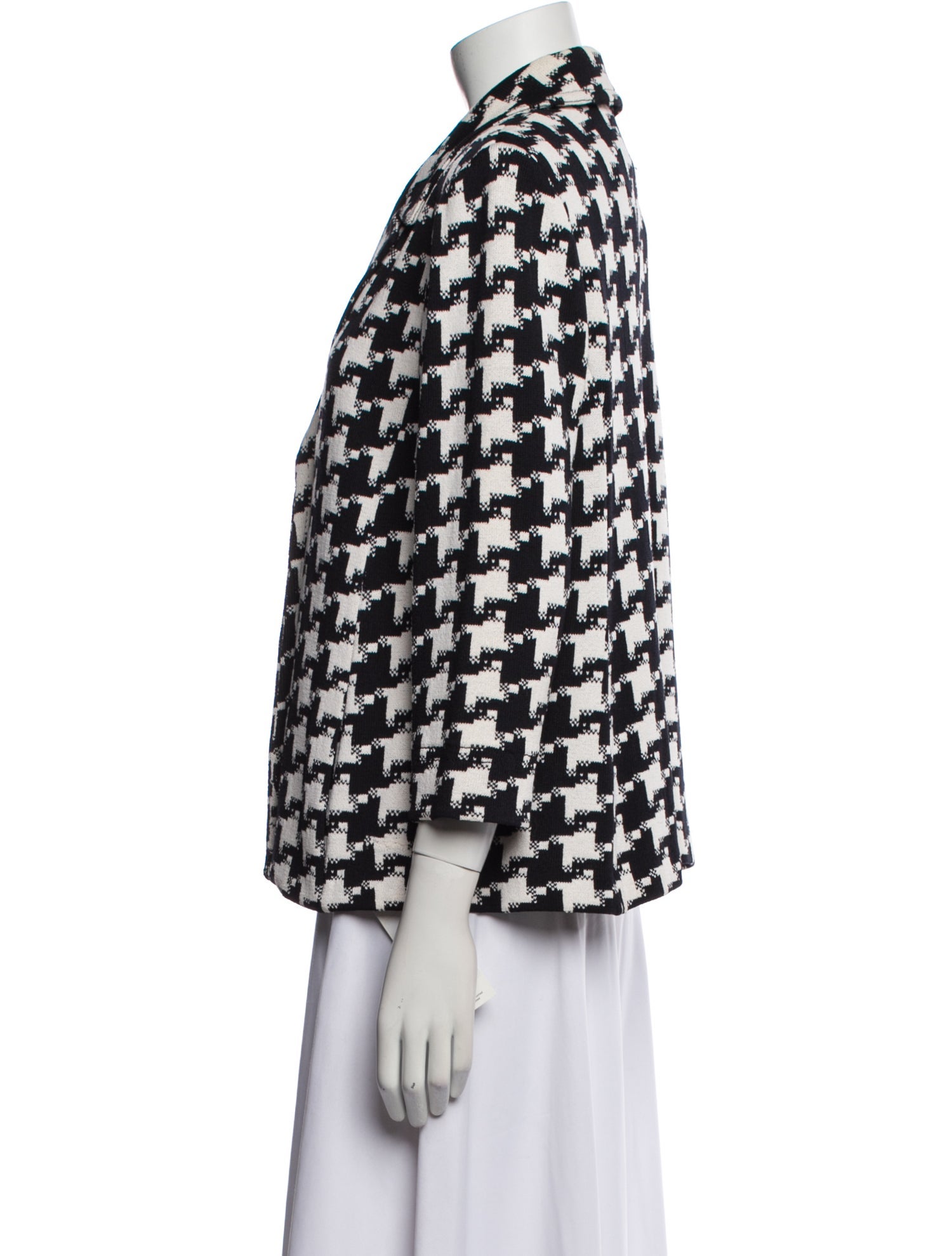 St. John Collection Plaid Print Blazer