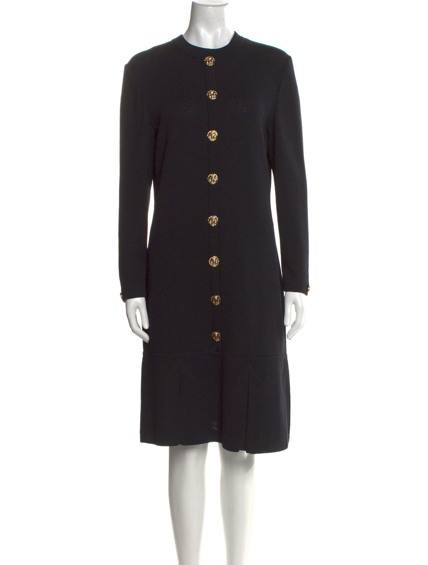 St. John Collection Crew Neck Midi Length Dress