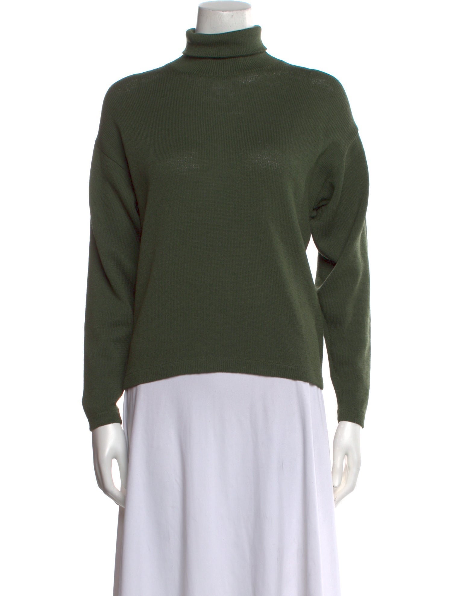 St. John Collection Wool Turtleneck Sweater