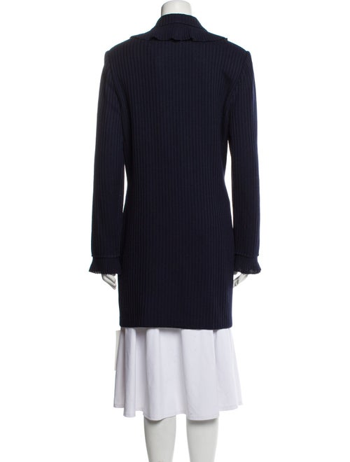 St. John Collection Wool Open Front Sweater