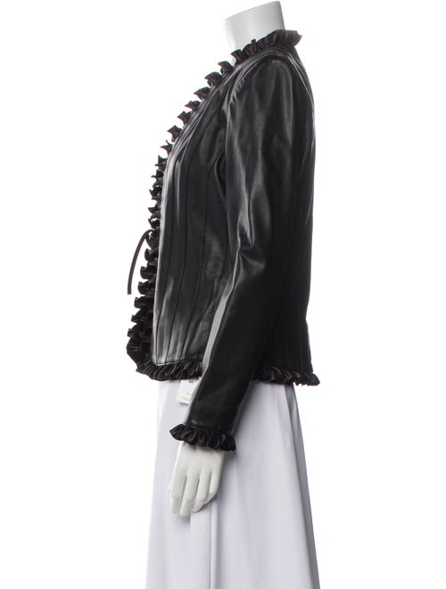 St. John Collection Leather Jacket