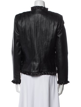 St. John Collection Leather Jacket
