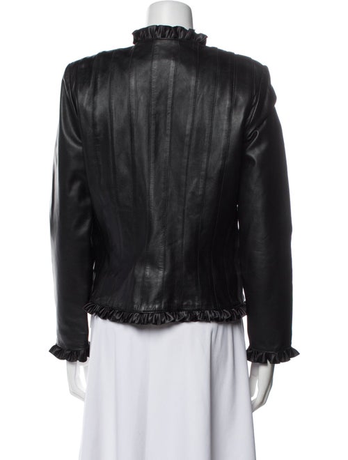 St. John Collection Leather Jacket