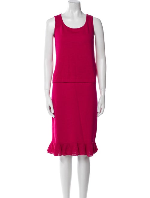 St. John Collection Wool Skirt Set