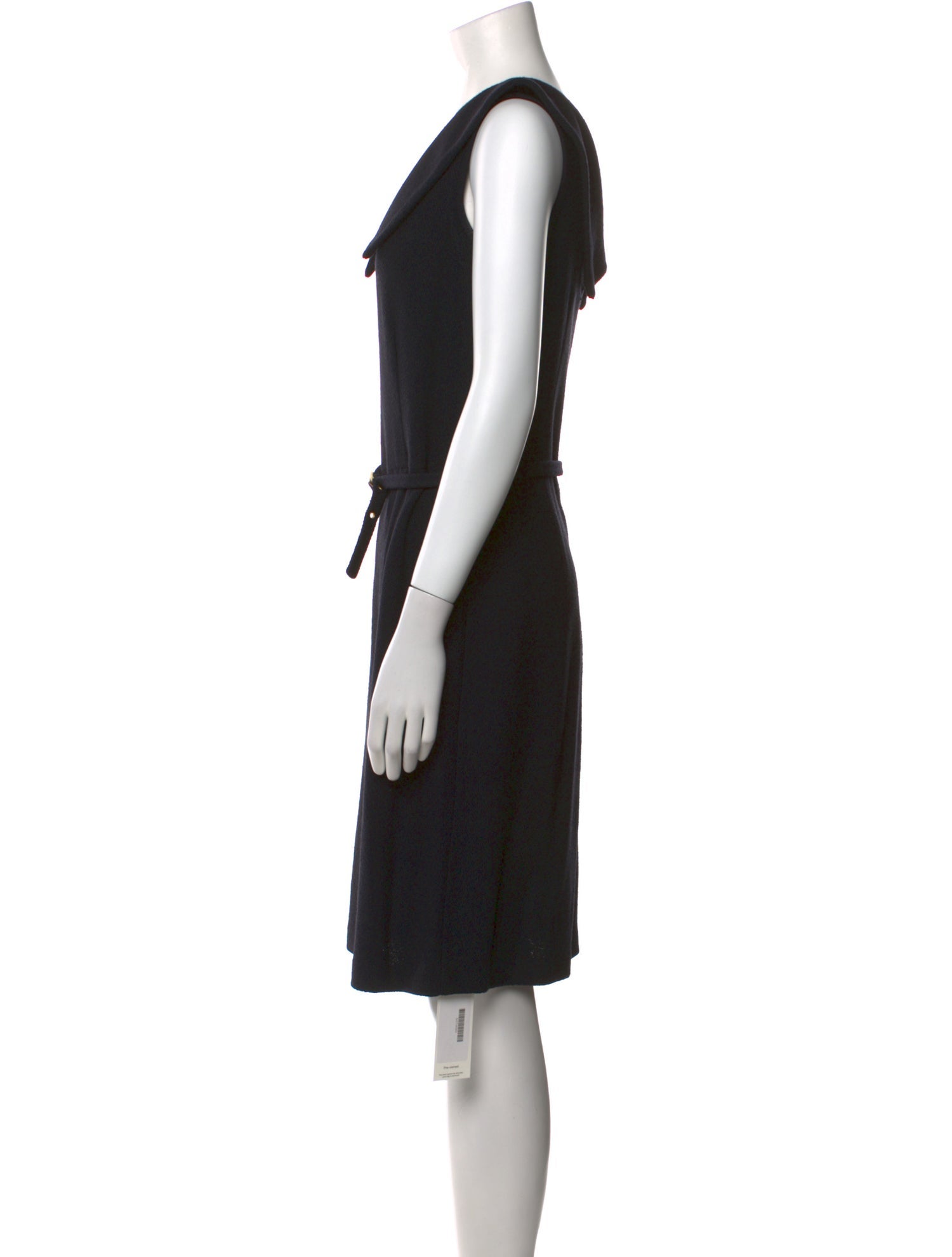 St. John Collection V-Neck Knee-Length Dress