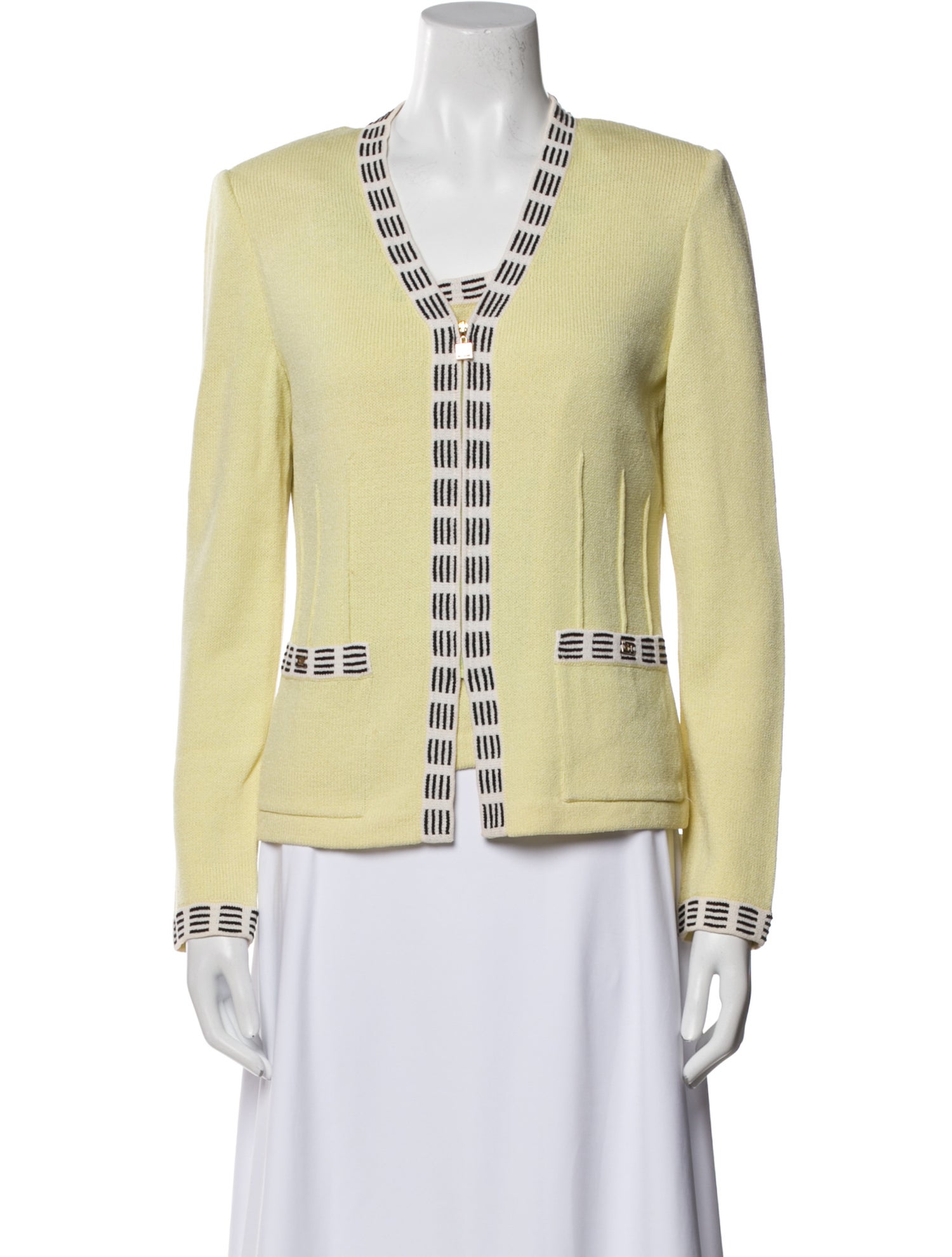 St. John Collection Wool Striped Set