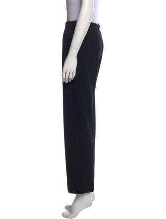 St. John Collection Wool Straight Leg Pants