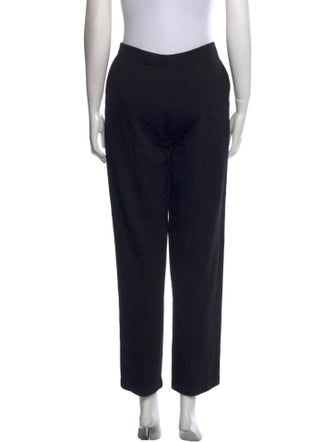 St. John Collection Wool Straight Leg Pants