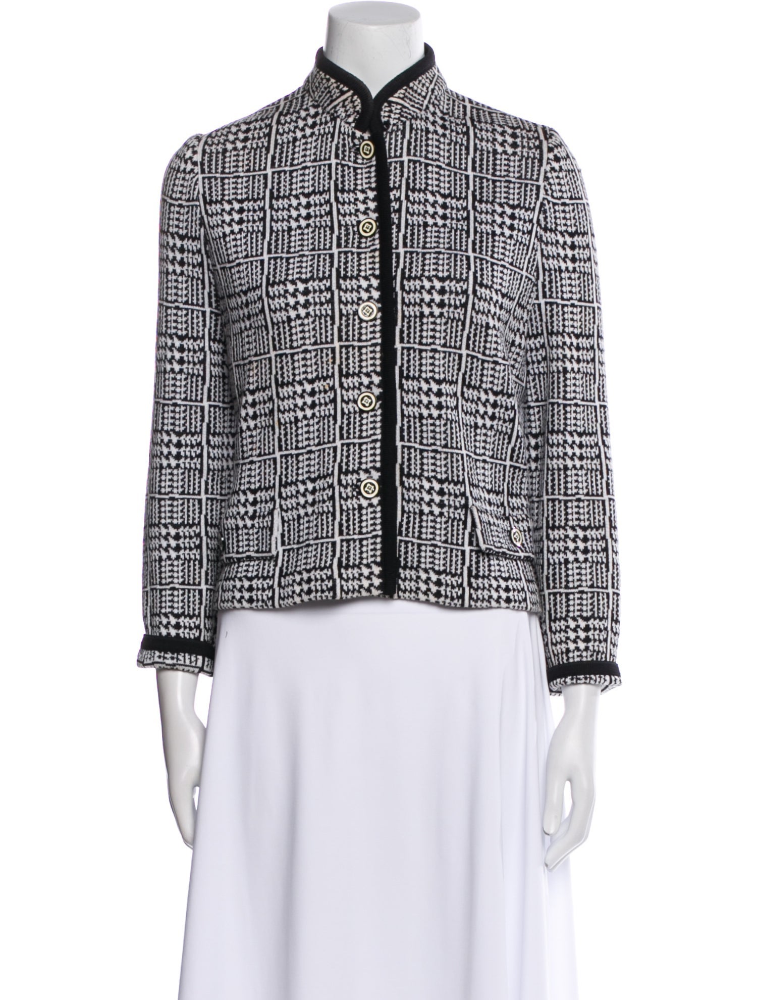 St. John Collection Printed Evening Jacket