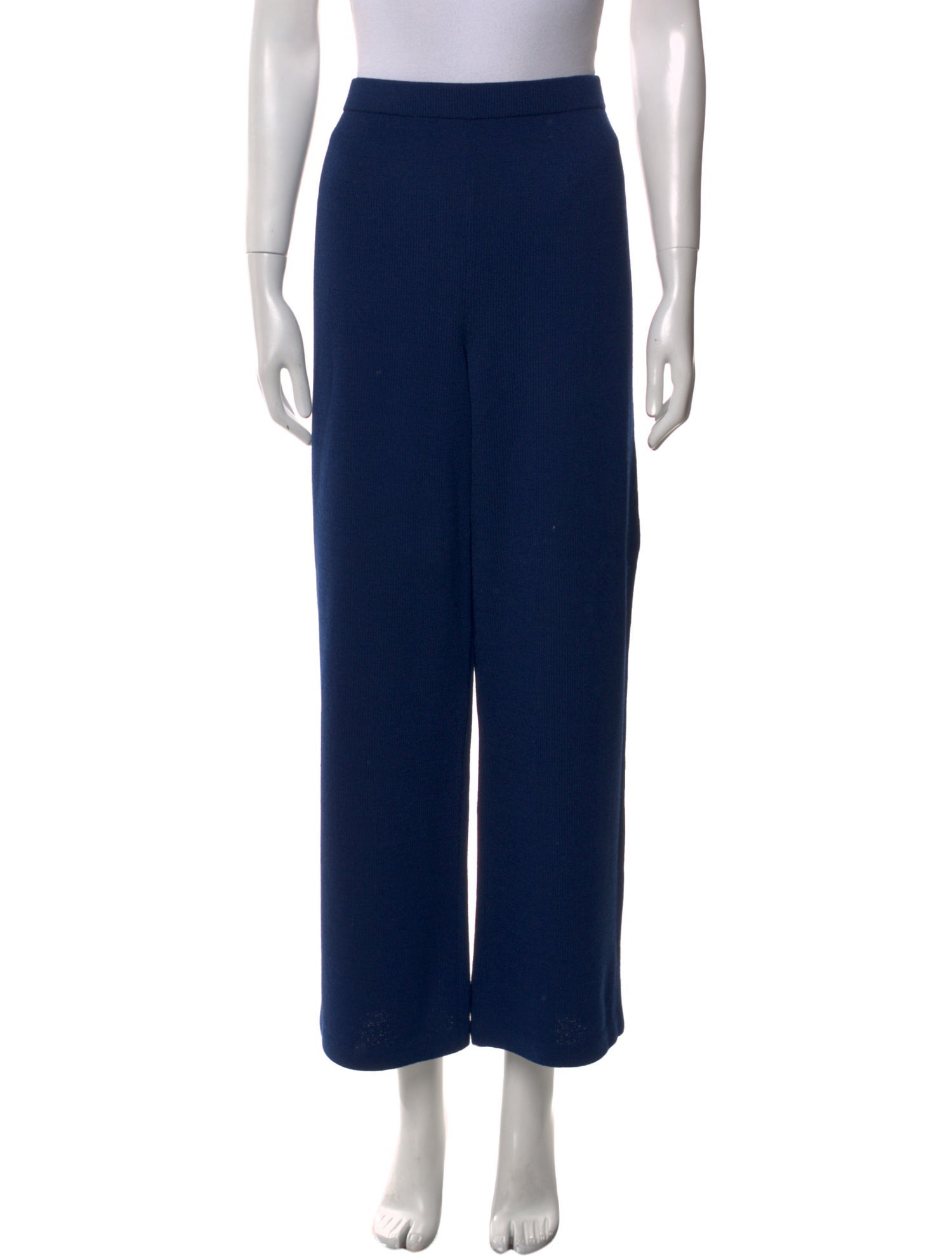 St. John Collection Wool Wide Leg Pants